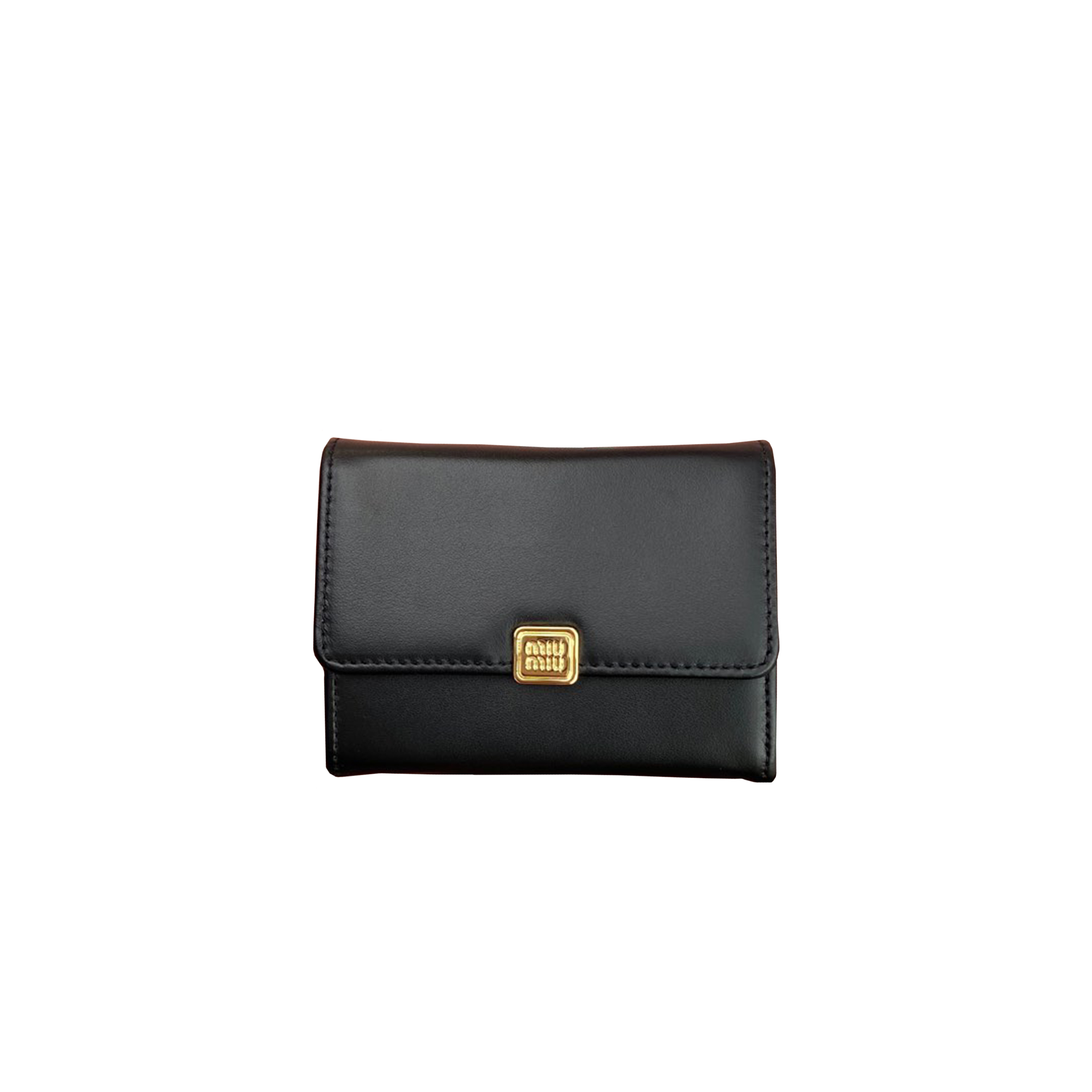 MIU MIU LEATHER CARD HOLDER WITH LOGO 5MC104 (10.2*8.5*2cm)